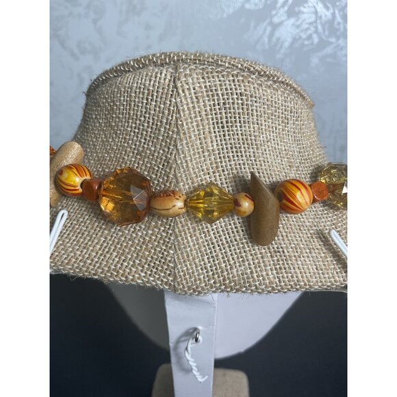 Colorful Beaded Necklace With Wooden Accents & Earthy Tones - Picture 4 of 4